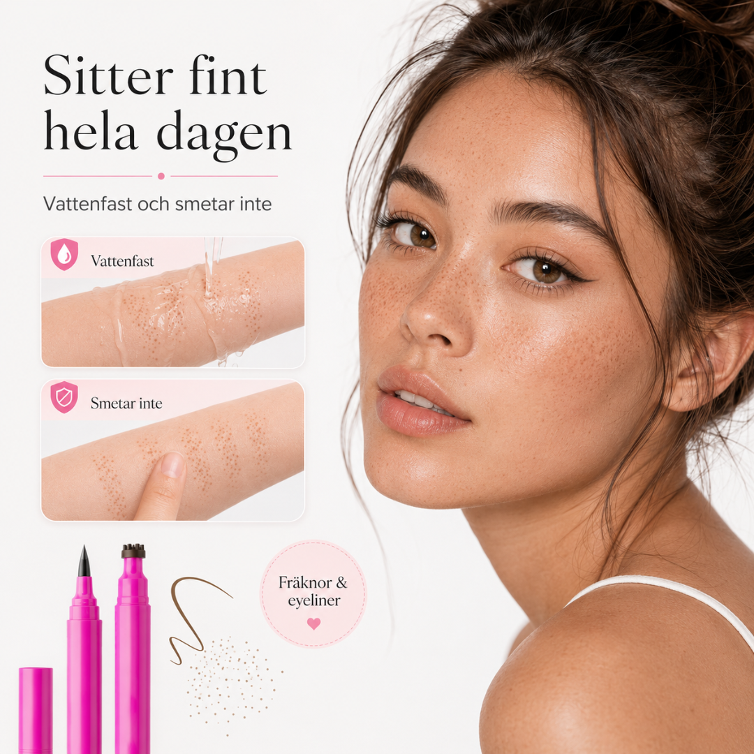 Fräkpenna 3 i 1 – Naturliga fräknar på sekunder