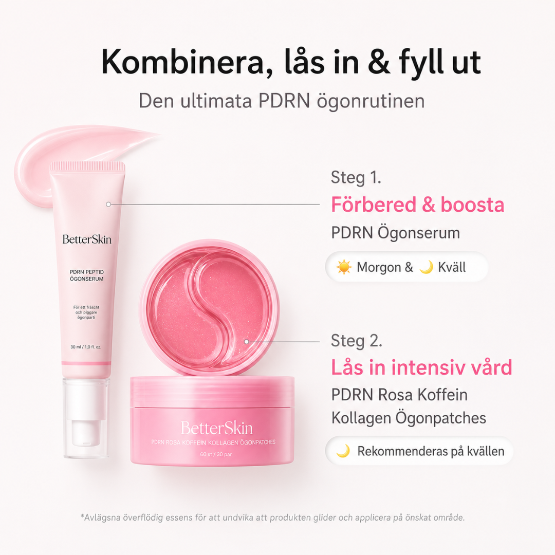 PDRN Eye Patches – Piggare ögon på 10 minuter