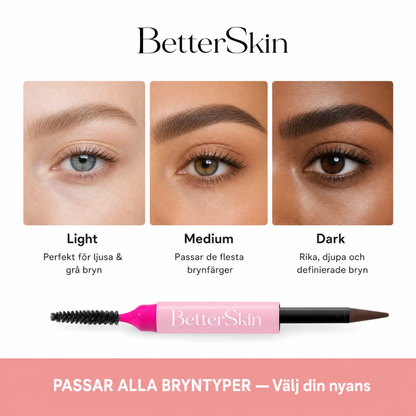 Brynpenna Duo – Forma och fyll i brynen