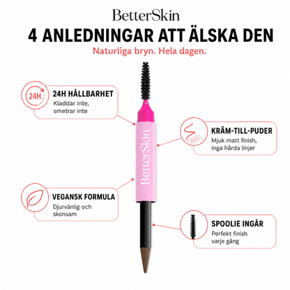 Brynpenna Duo – Forma och fyll i brynen