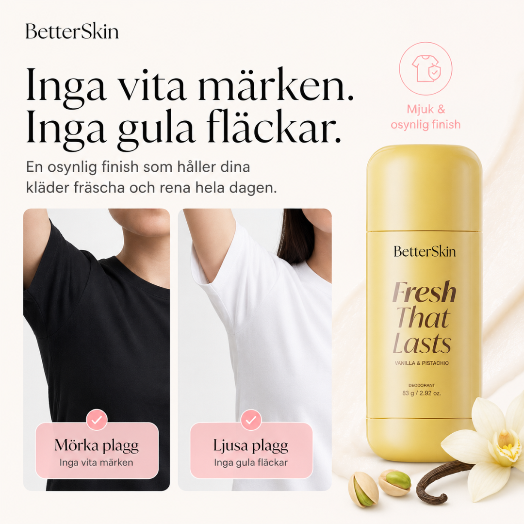 Deodorant – Minskar svett och mörka armhålor