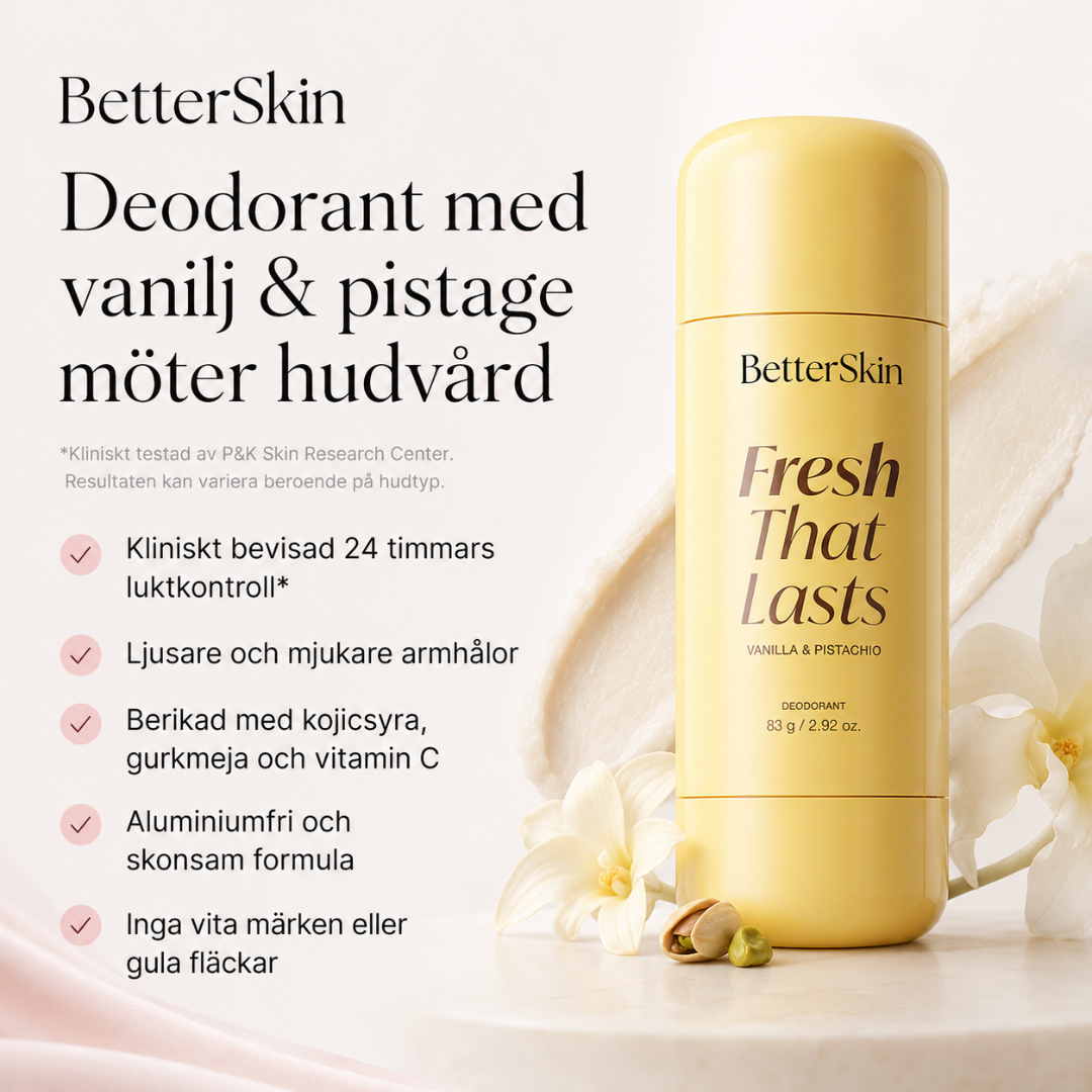 Deodorant – Minskar svett och mörka armhålor