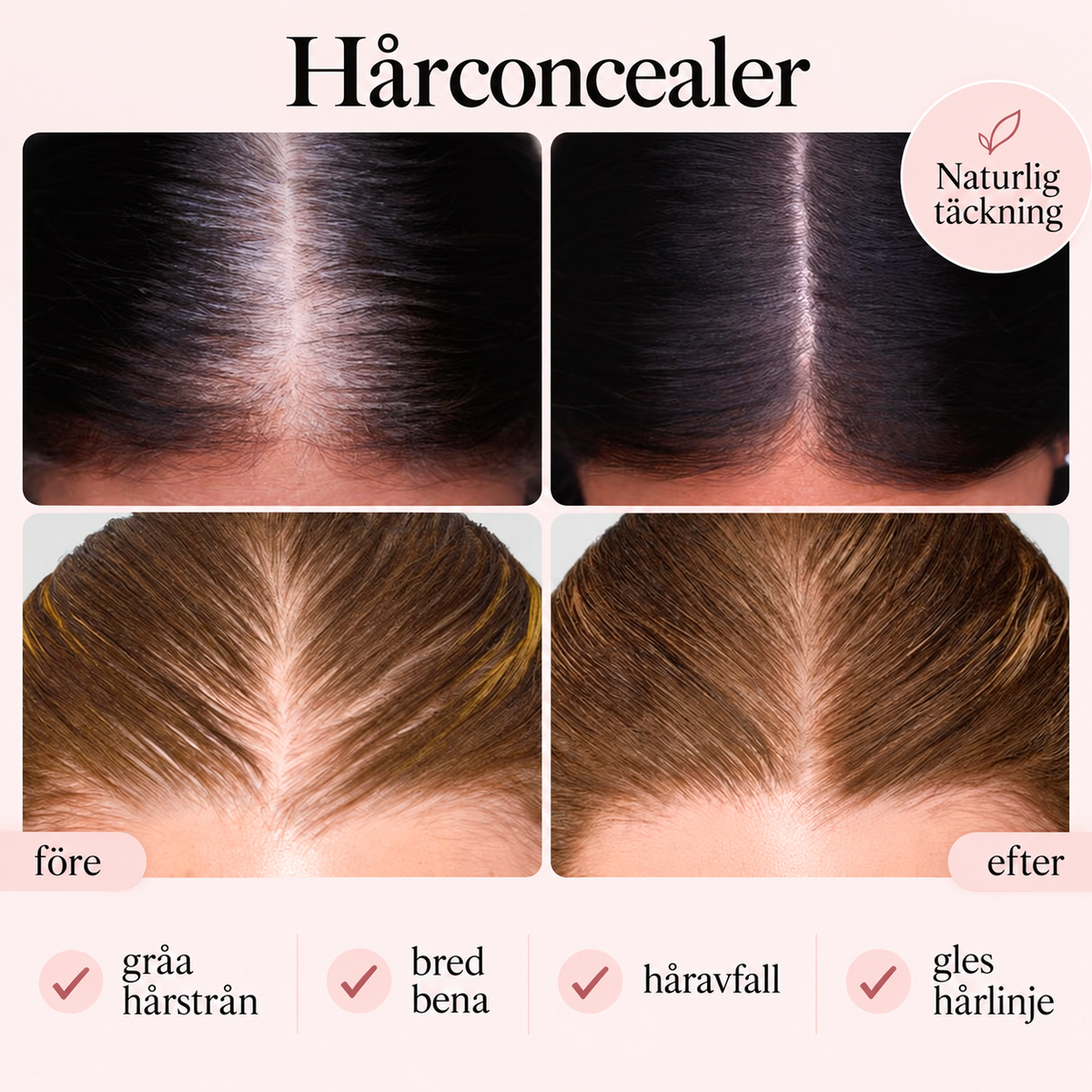 Hårconcealer – För fylligare hår