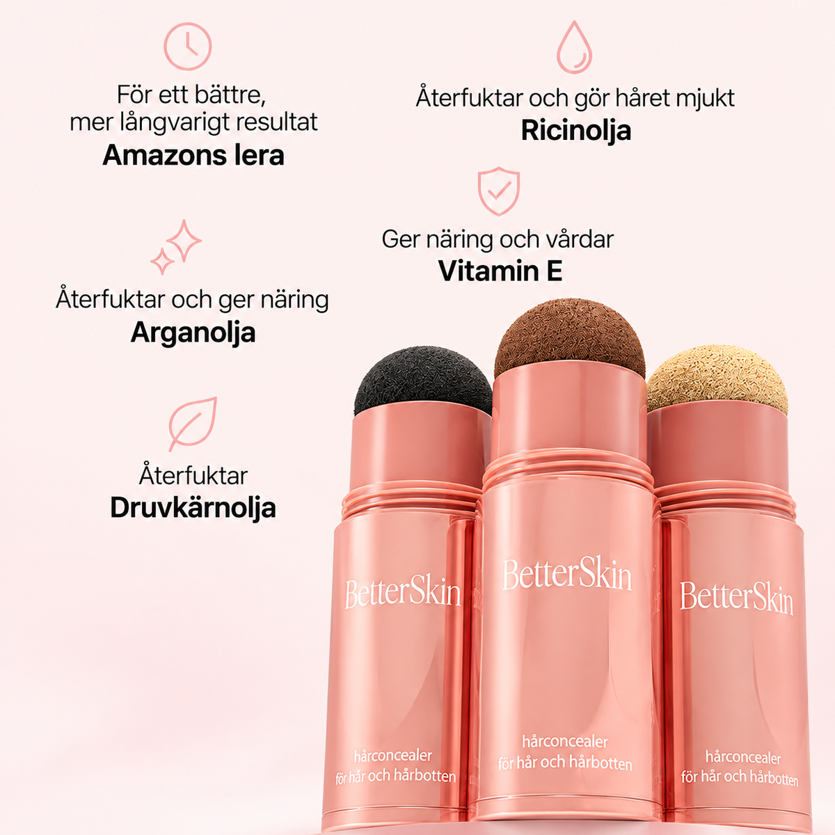 Hårconcealer – För fylligare hår