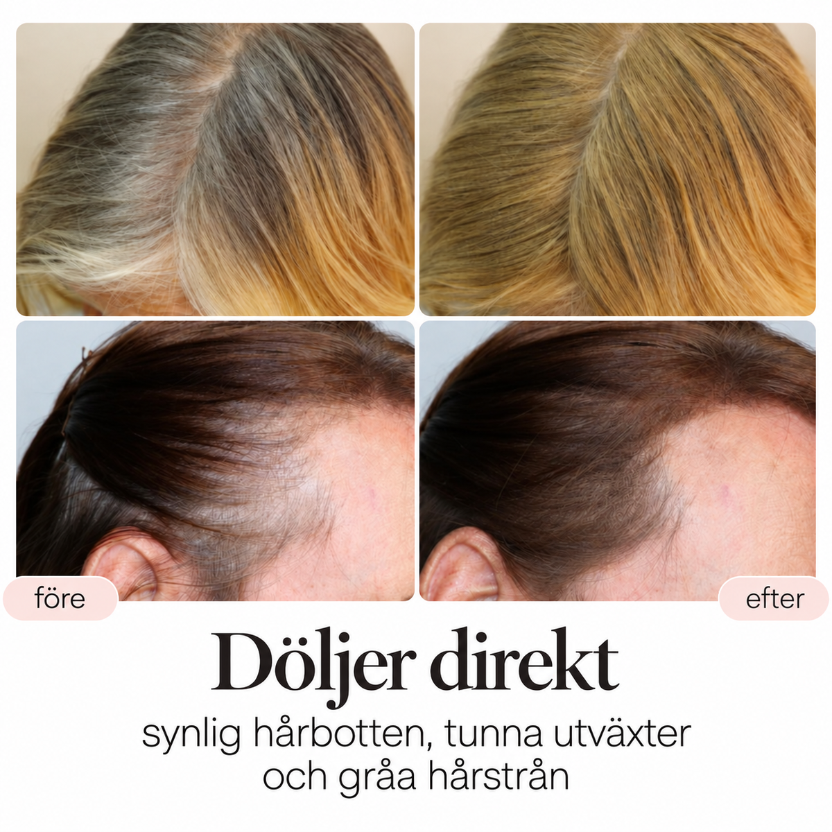 Hårconcealer – För fylligare hår